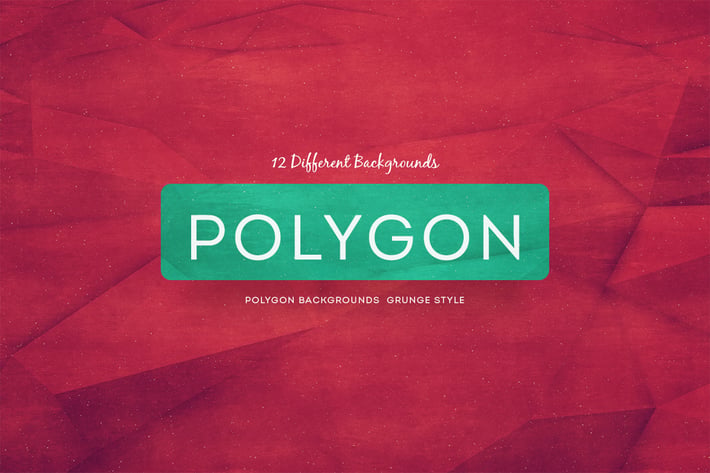 Polygon Backgrounds Grunge Style 