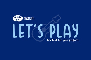 Let's Play - Fun Font