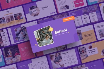 Skhool - Education PowerPoint Presentation