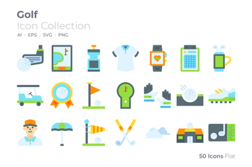 Golf Color Icon