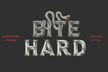  Bite Hard font 