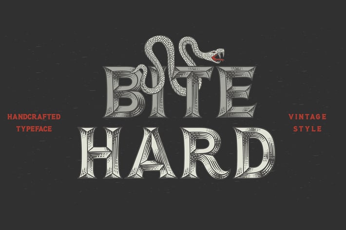  Bite Hard font 