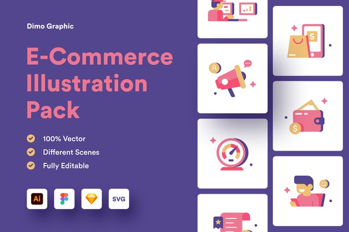 E-Commerce Spot Icon UZ