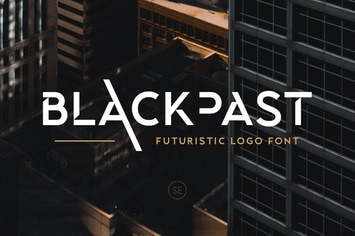 Blackpast - Futuristic Logo Font