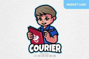 Courier Worker Logo
