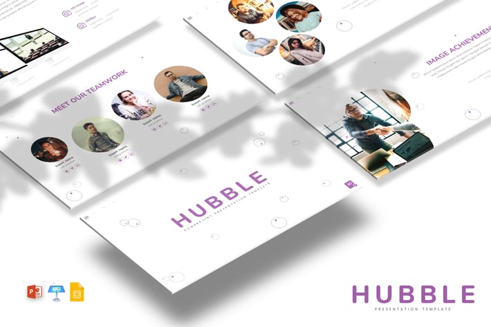 Hubble - Business Template PPTX / GSlides / Key