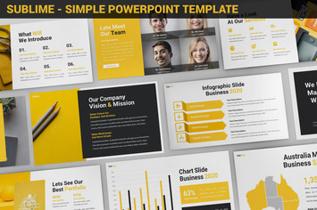 Sublime - Simple Powerpoint Template