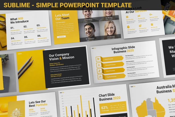 Sublime - Simple Powerpoint Template
