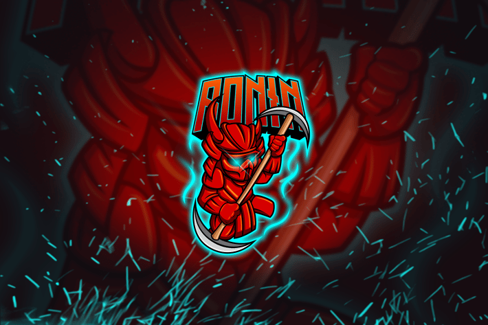 Ronin - Mascot & Esports Logo Template