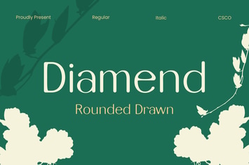 Diamend Rounded Drawn