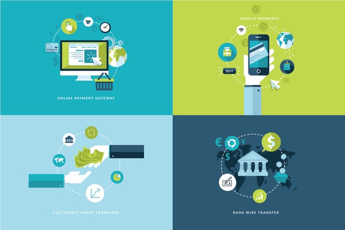 Set of Flat Design Concept Icons