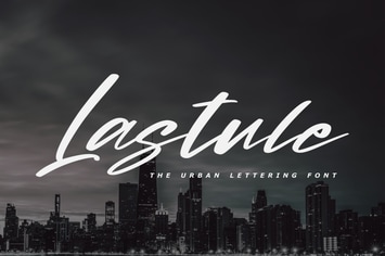 Lastule - The Urban Lettering Font