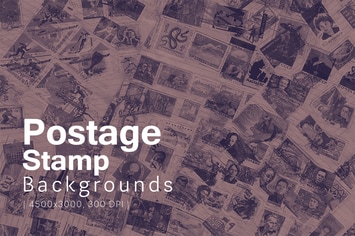 Postage Stamp Backgrounds