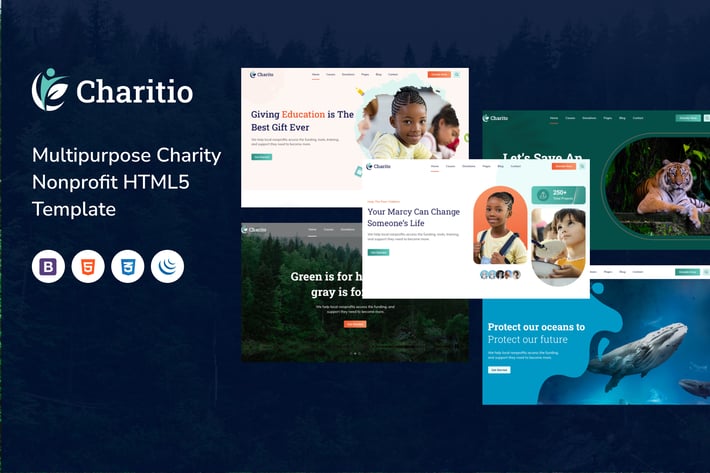 Charitio - Multipurpose Charity HTML5 Template