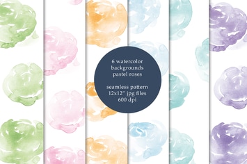 Watercolor seamless backgrounds