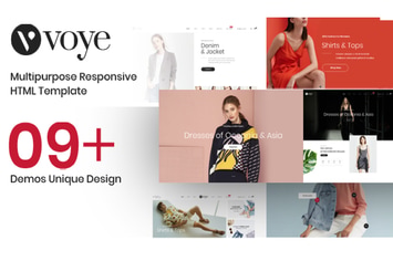 Voye – Multi Layout Fashion eCommerce HTML Templat