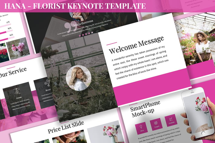 Hana - Florist Keynote Template