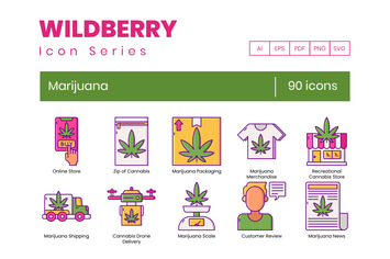 Marijuana Icons