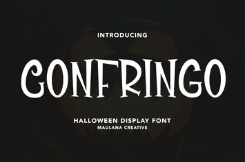 Confringo Halloween Display Font