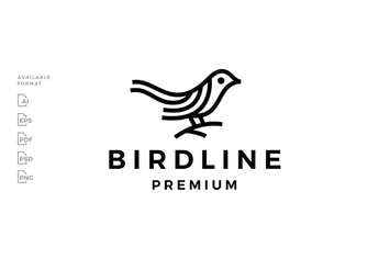 Monoline Bird Logo