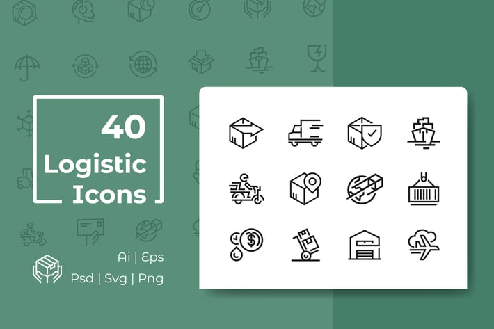 Logistics Line Icon