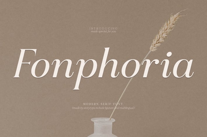 Fonphoria Modern Serif Font