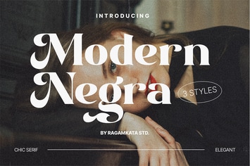 Modern Negra - Social Media Font