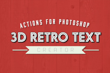 3D Retro Text Creator
