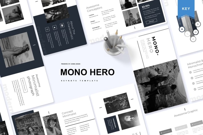 Mono Hero | Keynote Template
