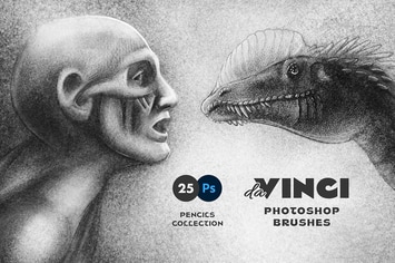 Pencil Photoshop Brushes