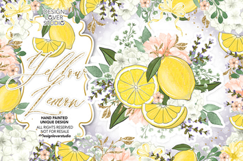 Yellow Lemon design