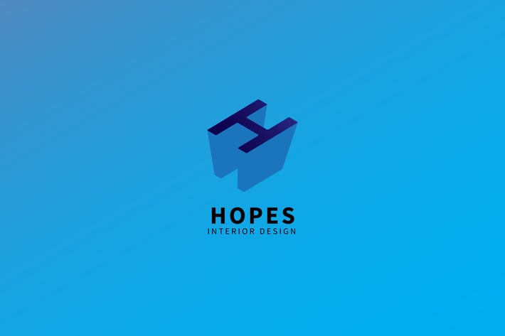 Hopes - Interior Design Logo Layout
