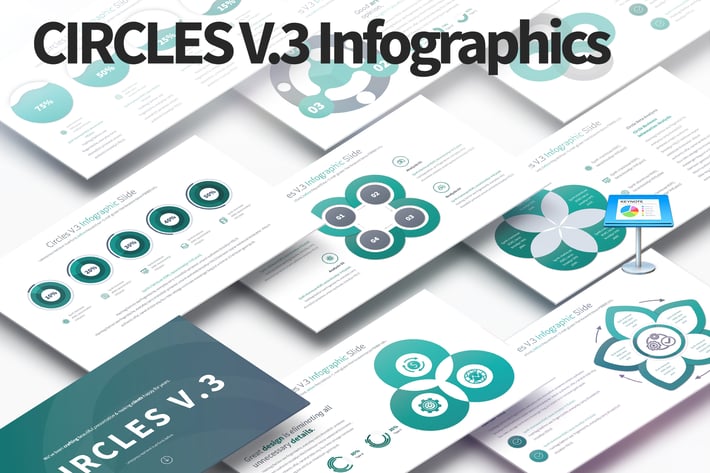 CIRCLES V.3 - Keynote Infographics Slides