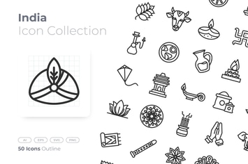 India Outline Icon