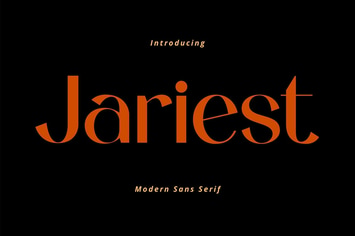 Jariest-Modern Sans Serif
