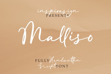 Malliso - Handwritten Script Font