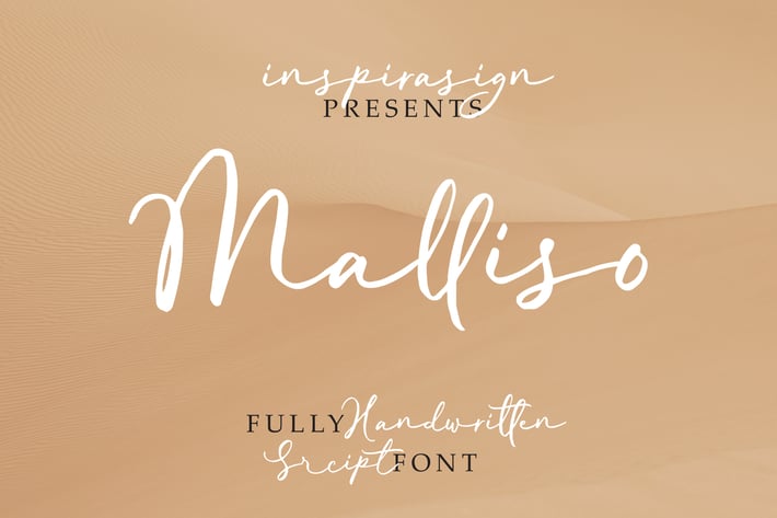 Malliso - Handwritten Script Font