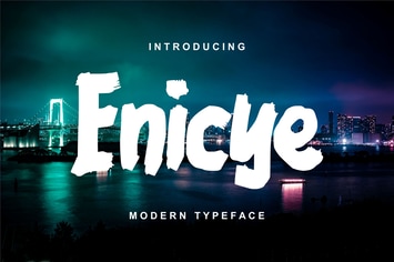 Enicye | Modern Typeface Font