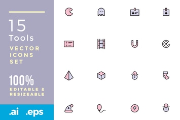 15 Amusement vector icons