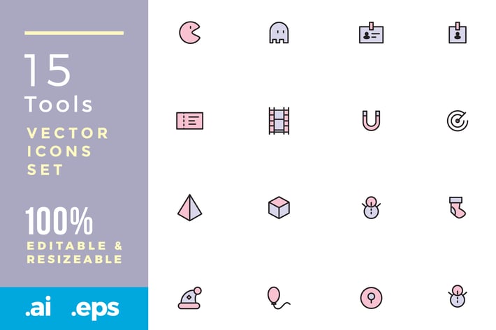 15 Amusement vector icons