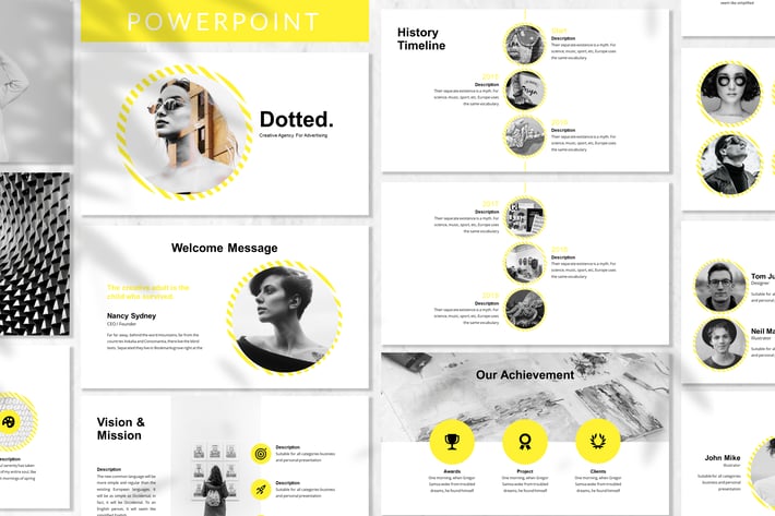 Dotted - Business Powerpoint Template