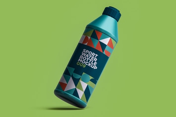 Sport Water Bottle Mockup 009
