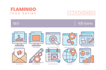 105 SEO Icons