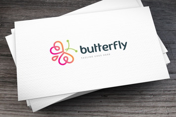 Butterfly Logo Template