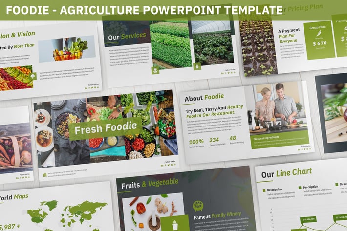 Foodie - Fresh Powerpoint Template