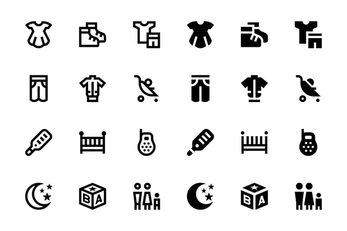 34 Baby Icons