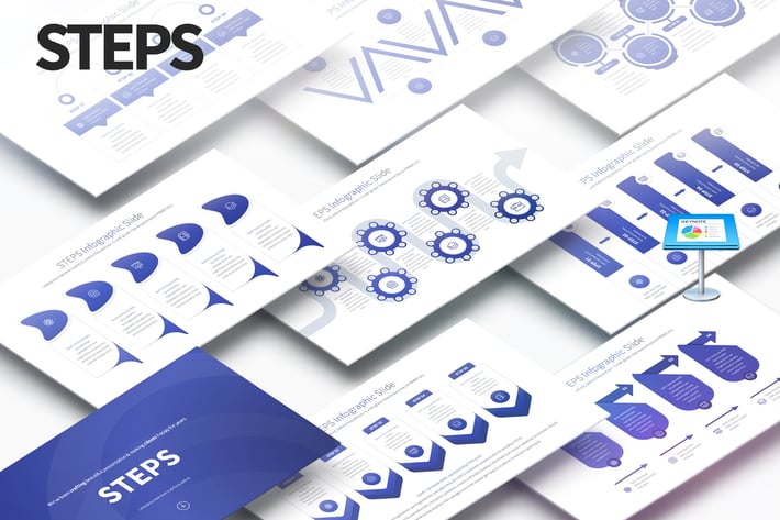 STEPS - Keynote Infographics Slides