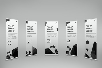Pull-Up Banner Stand Mock-Up