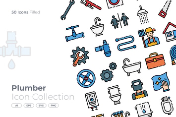 Plumber Filled Icon