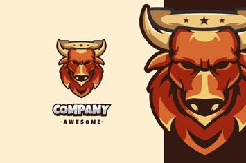 Bull Logo Mascot